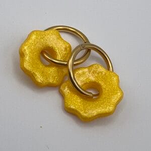 Pampilles Solène d'ambre