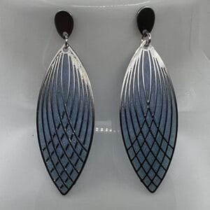 Boucles d'oreilles Feuille de lune 2
