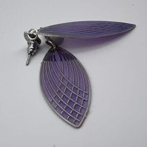 Boucles d'oreilles Feuille de lune