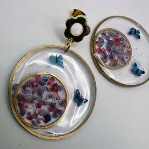 Boucles d'oreilles Ballet bleu