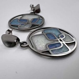 Boucles d'oreilles Cercle d'azur