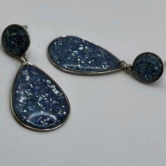 Boucles d'oreilles Lumière d'argent – Image 3