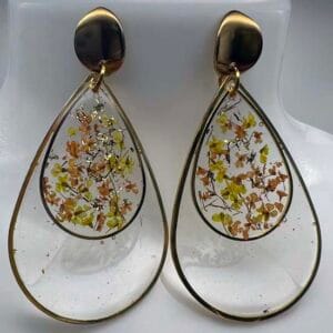 Boucles d'oreilles Douceur miel