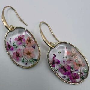 Boucles d'oreilles Sérénité dorée