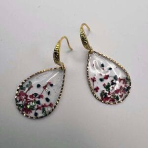 Boucles d'oreilles Cadence végétale