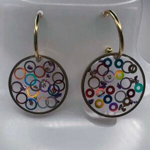 Boucles d'oreilles Confetti chic
