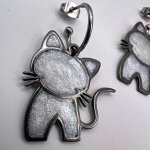 Boucles d'oreilles Cat'Choc