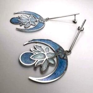 Boucles d'oreilles Fleur de nuit