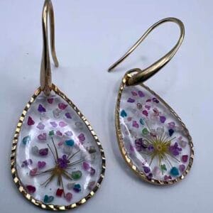 Boucles d'oreilles Eclat botanique