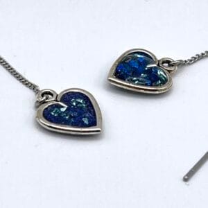 Boucles d'oreilles Bleu d'amour 2571