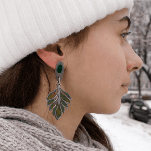 Boucles d'oreilles Chant des feuilles