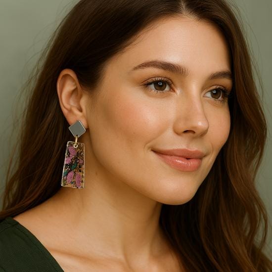 Boucles d'oreilles Rosélia