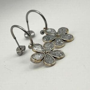 Boucles d'oreilles Fleur de givre 2656