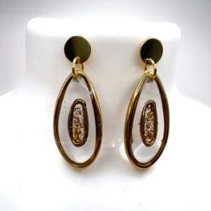 Boucles d'oreilles Mémoire dorée 2637