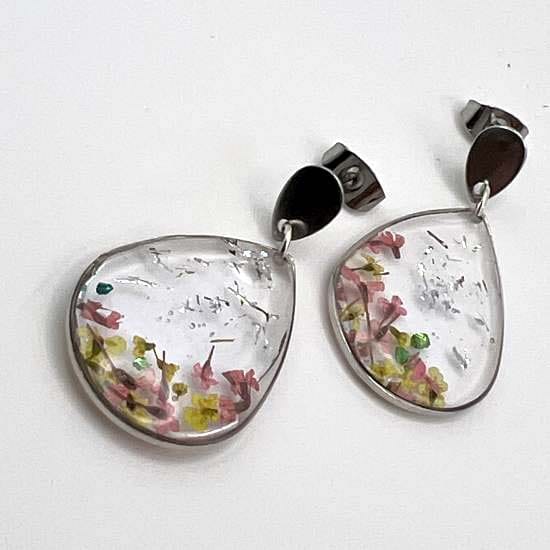 Boucles d'oreilles Chant de pétales – Image 2