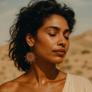 Boucles d'oreilles Lunoréa