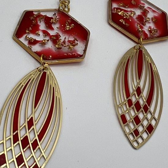 Boucles d'oreilles pendantes Sélémire