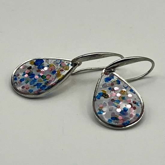 Boucles d'oreilles Aquarelle sauvage – Image 2