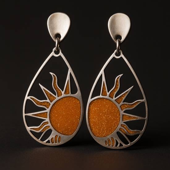 Boucles d'oreilles Soléane – Image 2