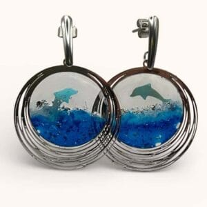 Boucles d'oreilles Ecume