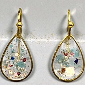 Boucles d'oreilles Brume florale