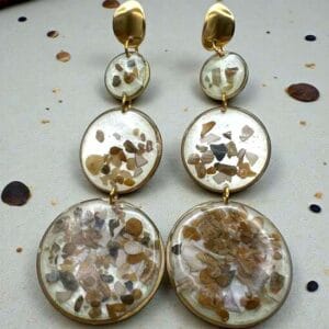 Boucles d'oreilles pendantes Corallia
