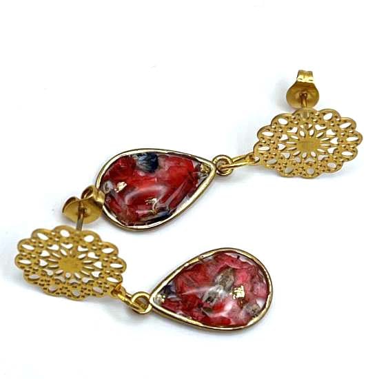 Boucles d'oreilles Eclat de passion – Image 3