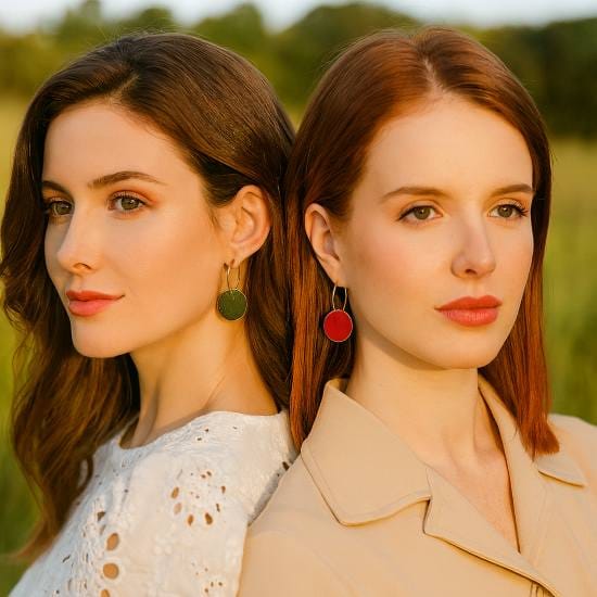 Boucles d'oreilles Gamme d'aurore – Image 2