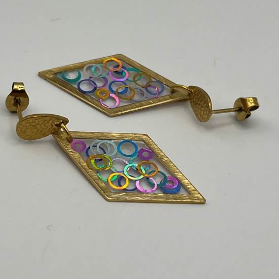 Boucles d'oreilles Lucioles d'Opale – Image 3