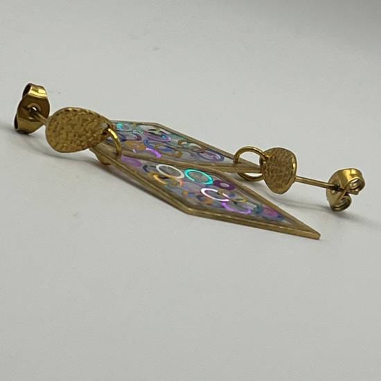 Boucles d'oreilles Lucioles d'Opale – Image 4