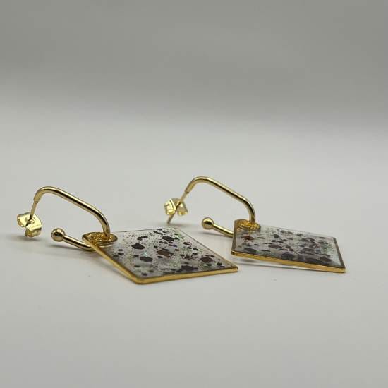 Boucles d'oreilles losanges Reflets de passion 4