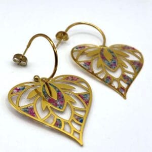 Boucles d'oreilles Coeurava