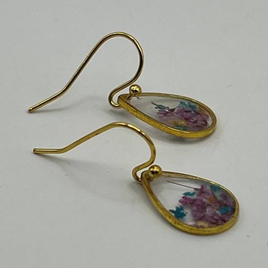 Boucles d'oreilles Rayon de fleur – Image 3