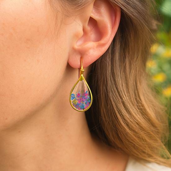 Boucles d'oreilles Rayon de fleur – Image 2