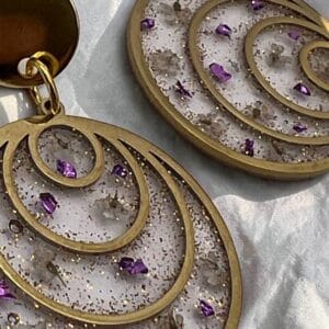 Boucles d'oreilles Lunaviette