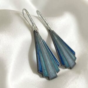 Boucles d'oreilles Route azurée