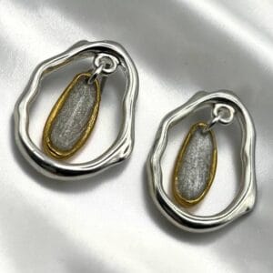 Boucles d'oreilles Argent doré