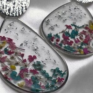 Boucles d'oreilles Elégance argentée