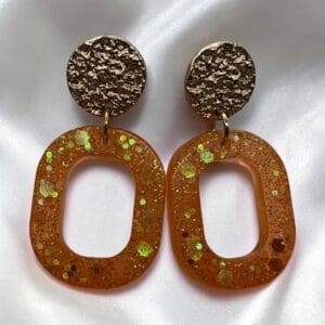 Boucles d'oreilles Lueurs de mandarine