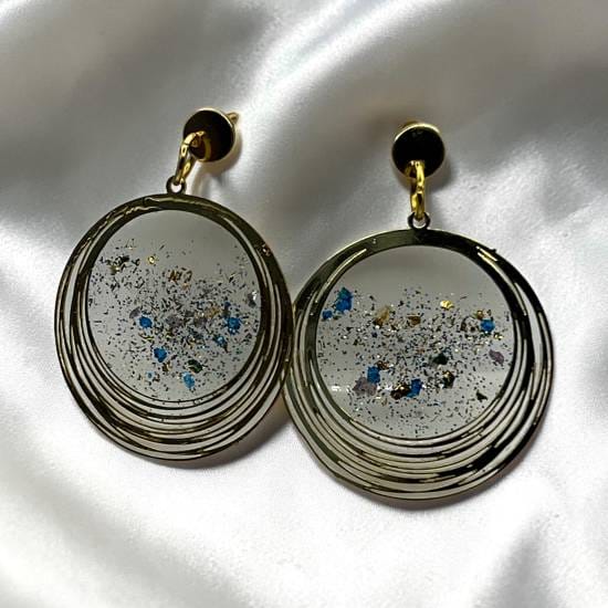 Boucles d'oreilles Rayons enlacés – Image 3